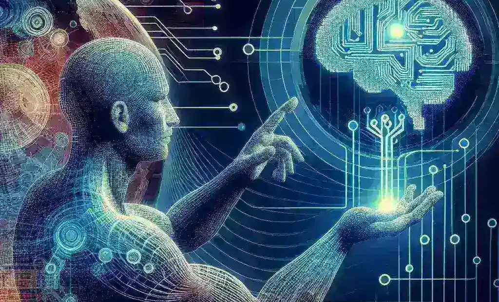 "Ilustrasi Kedaulatan Data: Konsep penting dalam teknologi AI yang menekankan perlindungan dan pengelolaan data pribadi di era digital."