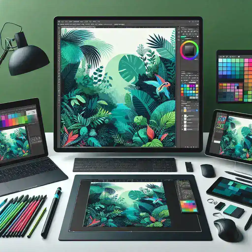 Alt text: "Adobe Illustrator screen showcasing the new Generative Fill feature, enhancing creative workflows and design capabilities inspired by its success in Photoshop."