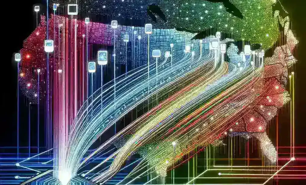 "Ilustrasi Apple Pay yang menunjukkan ekspansi dukungan Tap to Pay ke lebih banyak negara bagian di AS, dengan logo Apple Pay dan ikon pembayaran nirkontak."